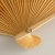 Close up of bamboo ribs of Japanese fan