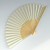 Reverse side of Hanabi pattern Japanese folding fan