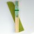 Closed green 'Hanabi' fireworks design Japanese fan with fabric case